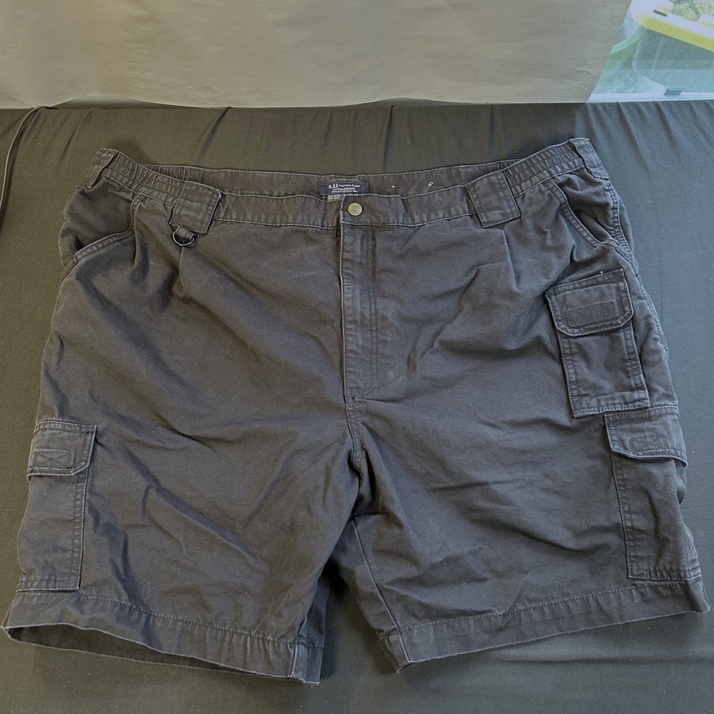 Men's 48 511 tactical heavy canvas black cargo shorts utility gorpcore key ring